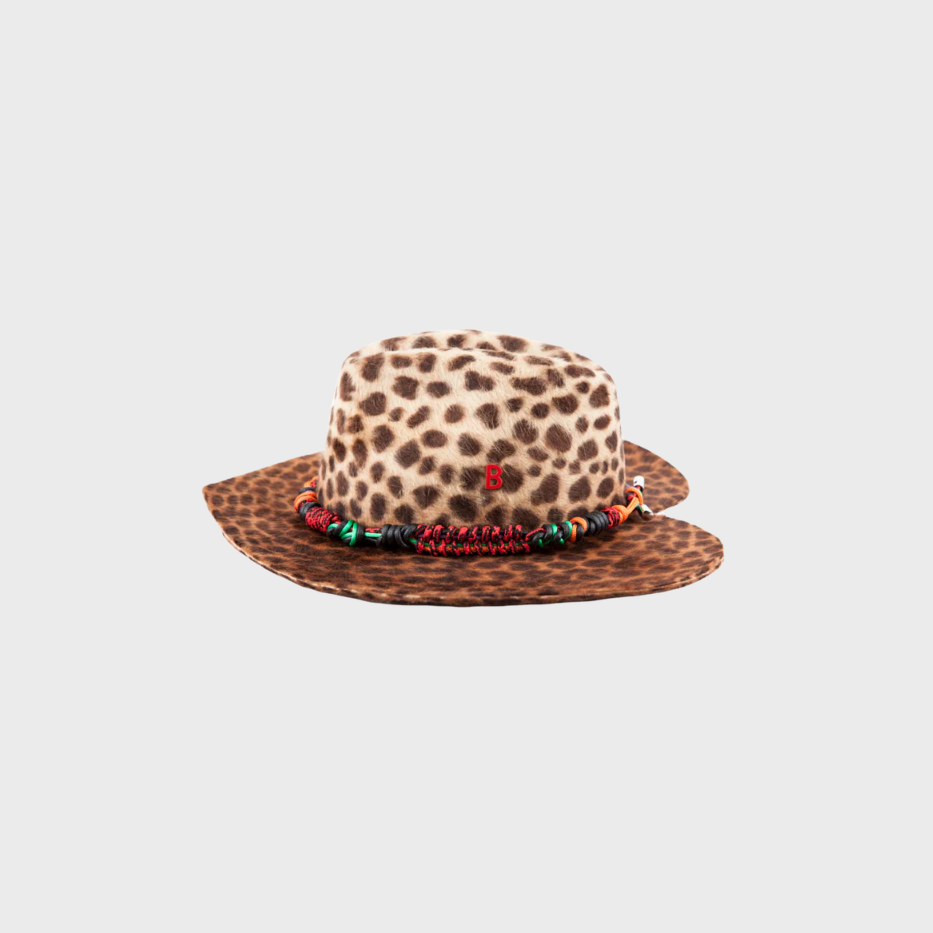 LOVE Rabit Fur Felt Ocelot with CELTIC KNOT