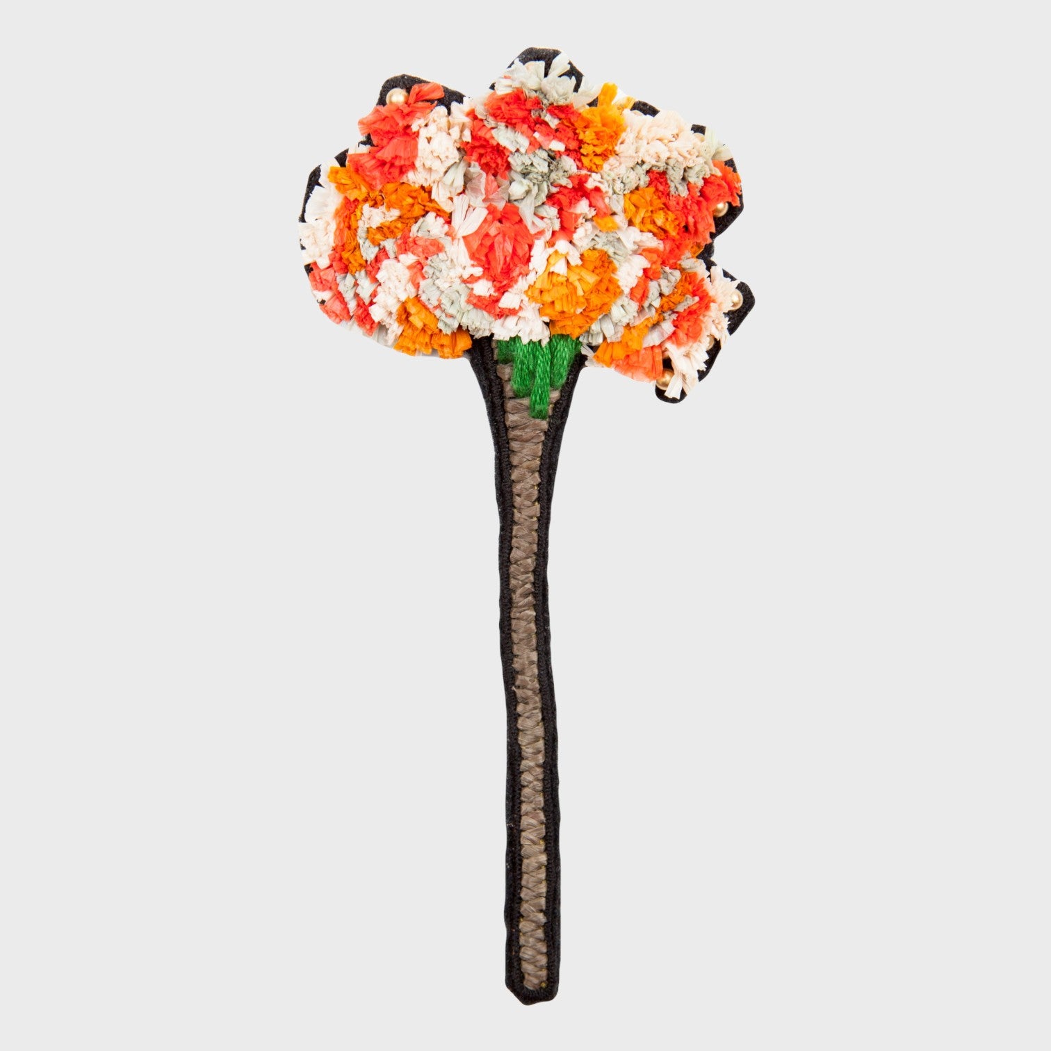 TUILERIES - straw w/leather & Carnation