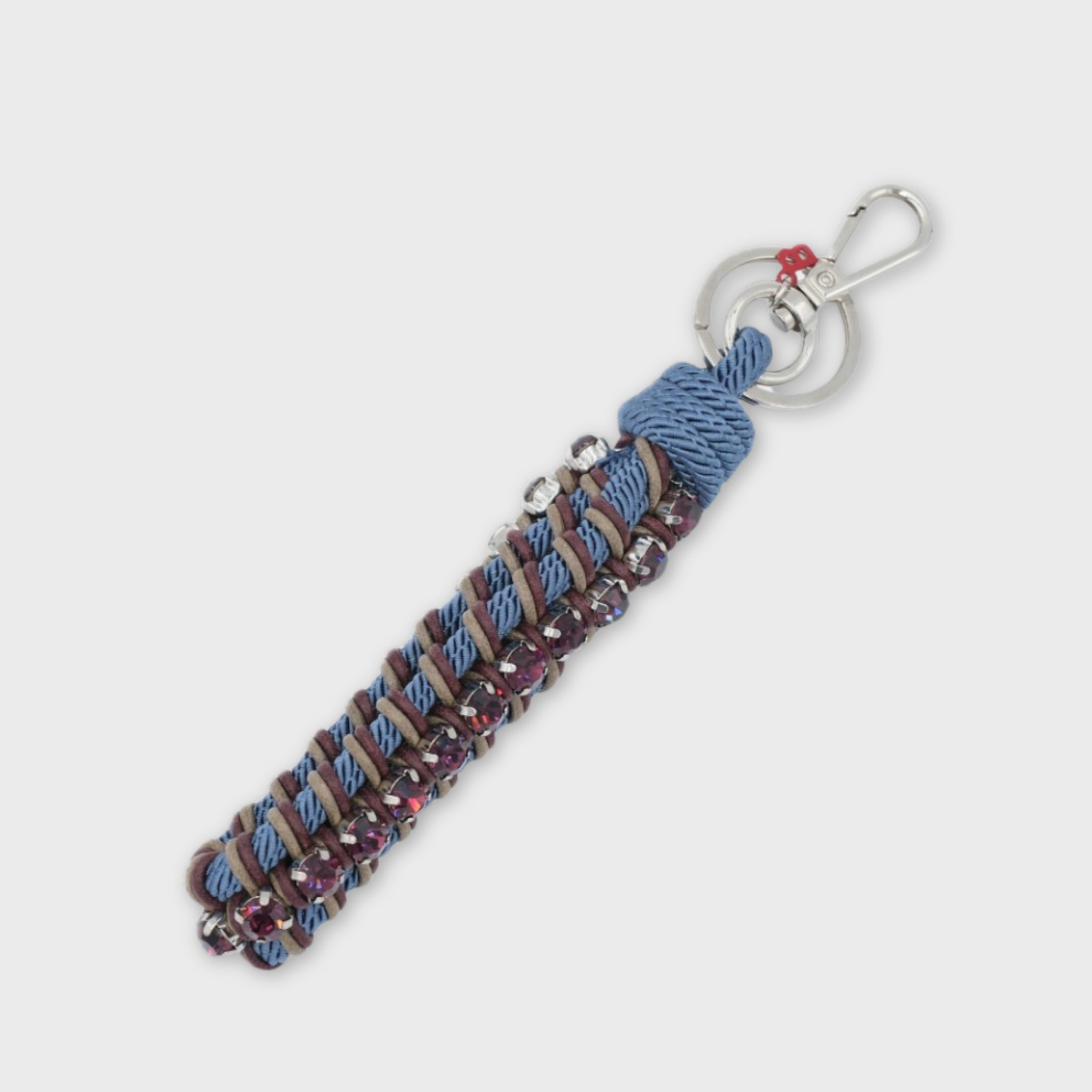 RHINESTONES Key Ring - Delft Blue
