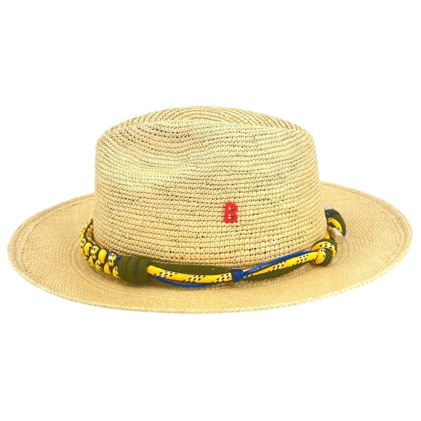TUILERIES - straw w/Macramé hatband