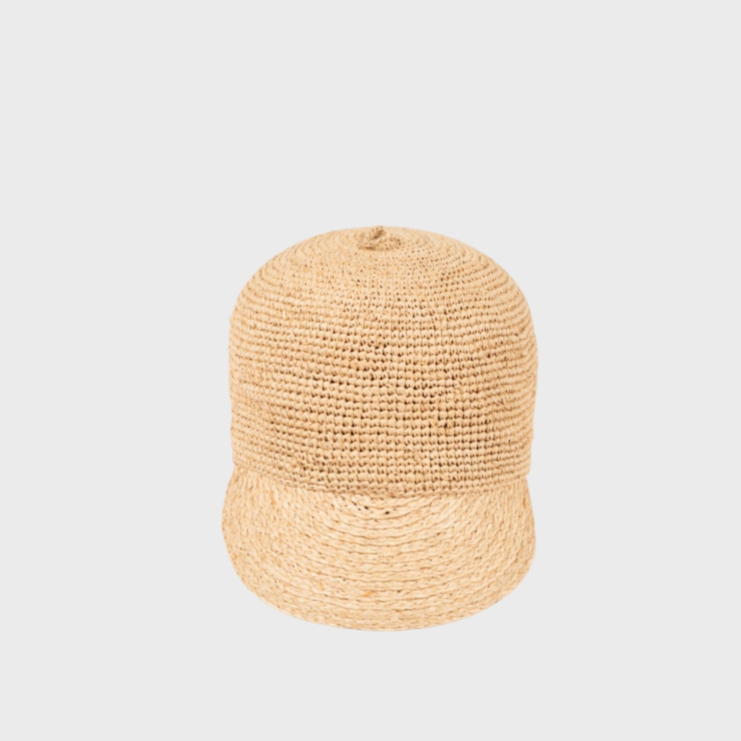 GRACE CAP - Raffia Bi-weave Natural