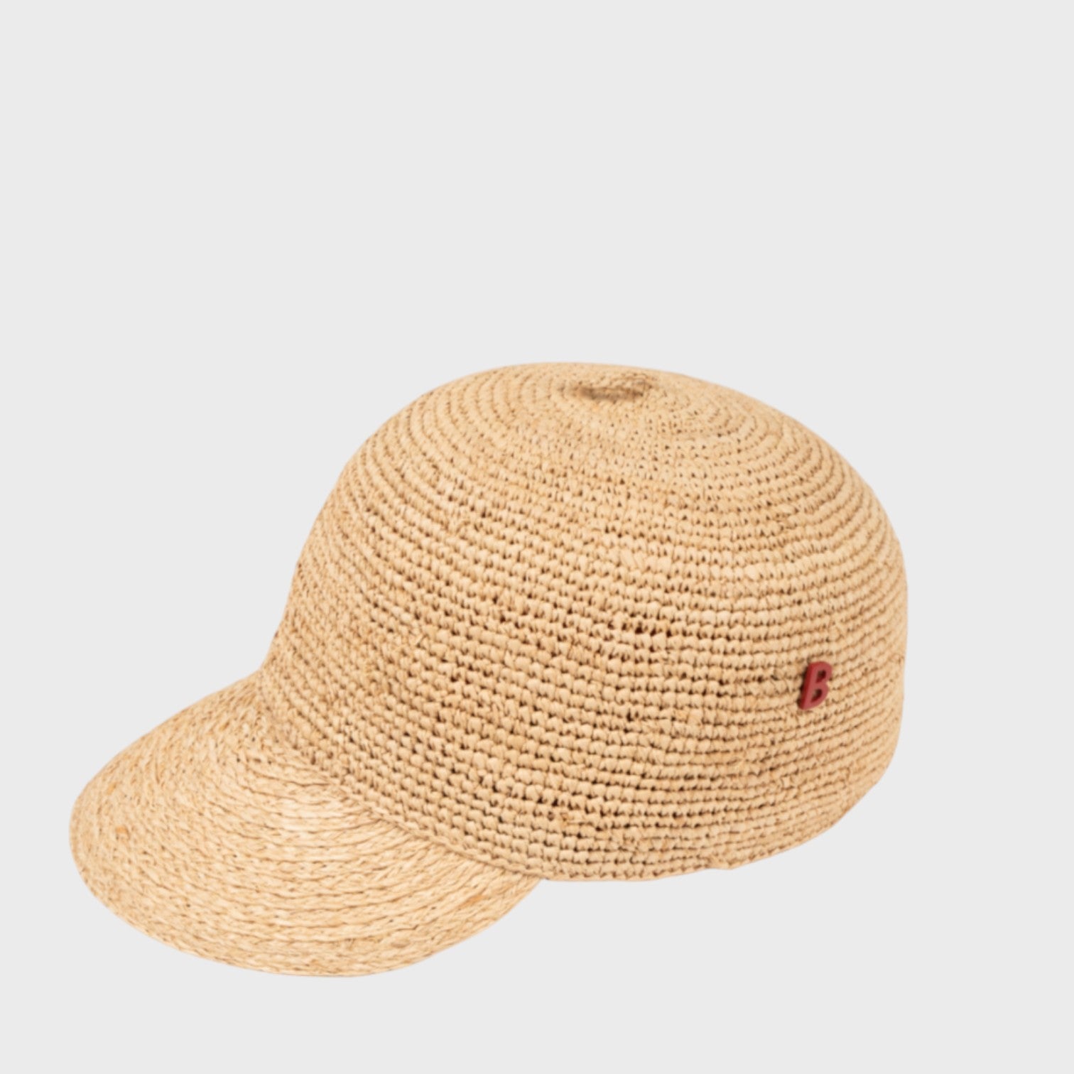 GRACE CAP - Raffia Bi-weave Natural