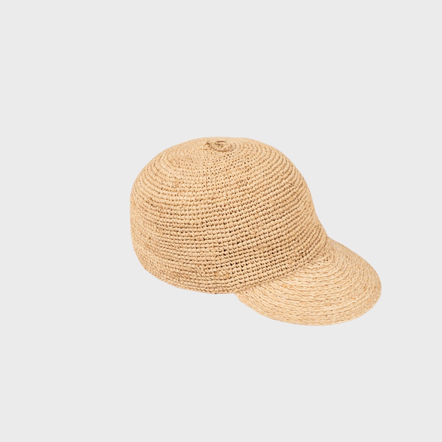 GRACE CAP - Raffia Bi-weave Natural