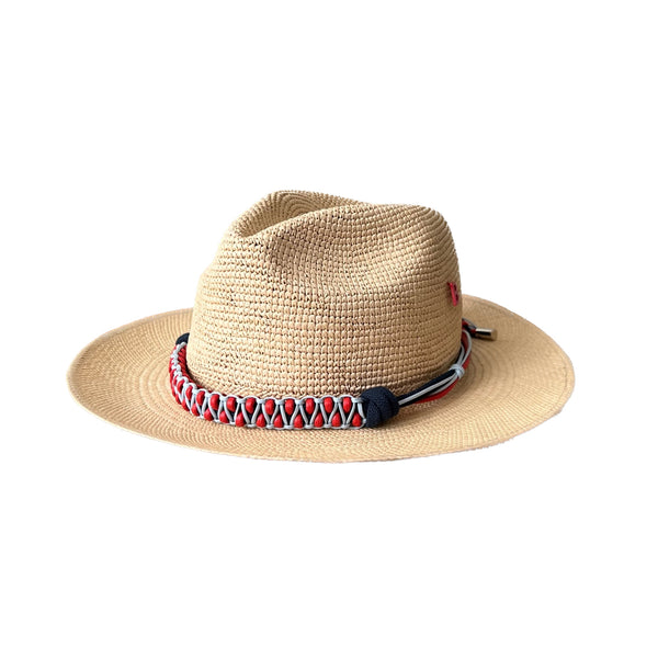 TUILERIES - straw w/Macramé hatband
