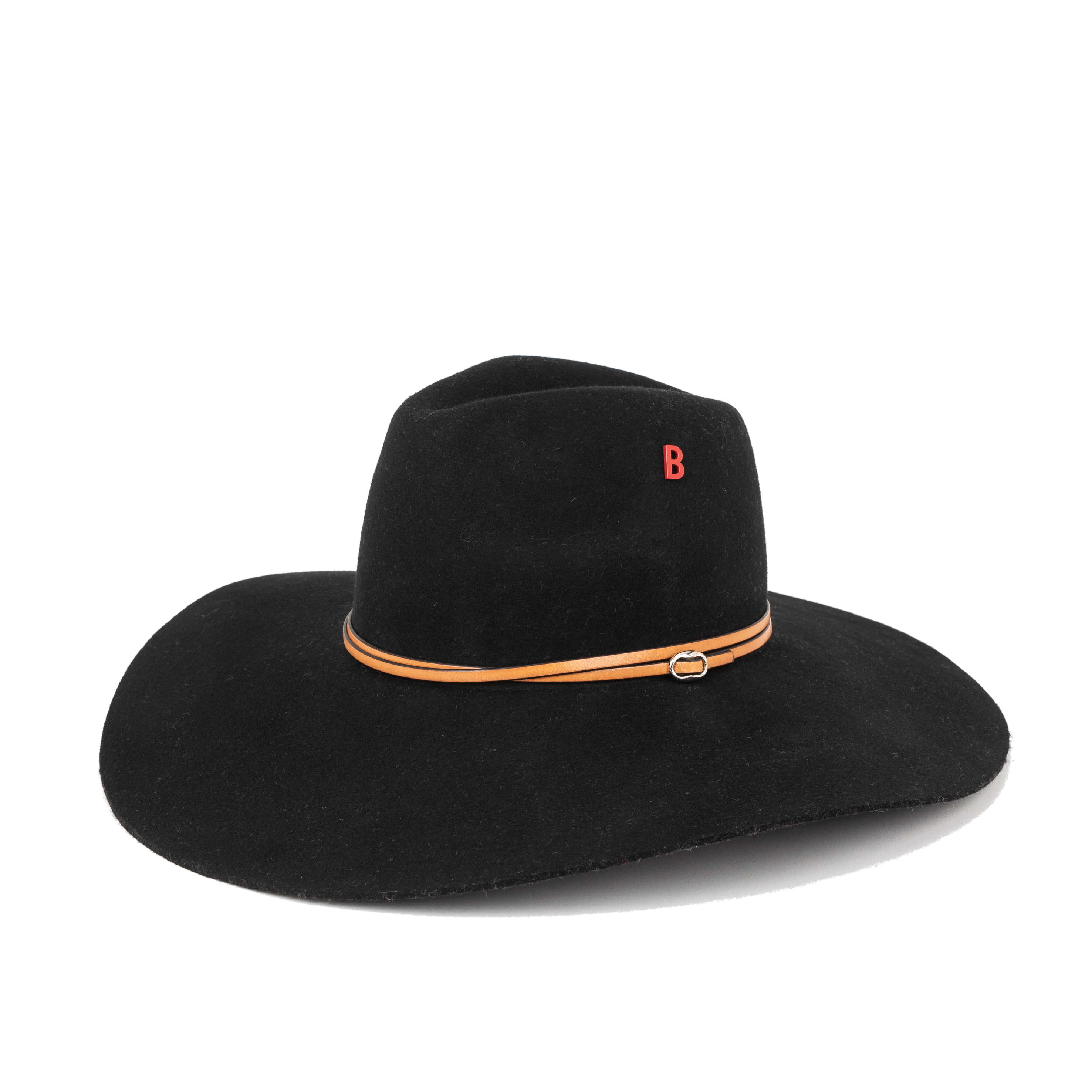 CAPRI Wool felt with Double Leather