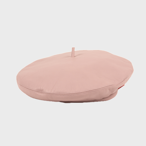 BERET Leather Pink