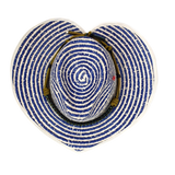 LOVE - Blue&White W/Macramé