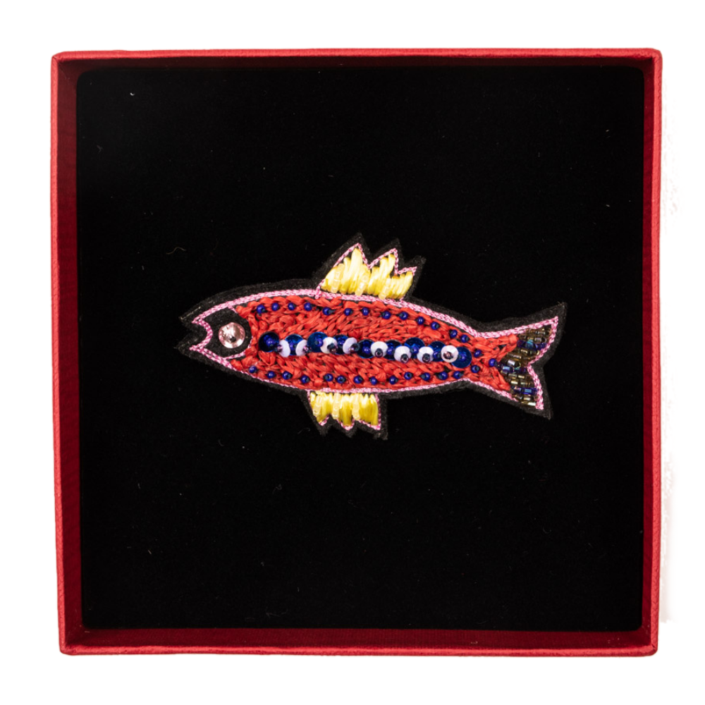 SARDINE BROOCH