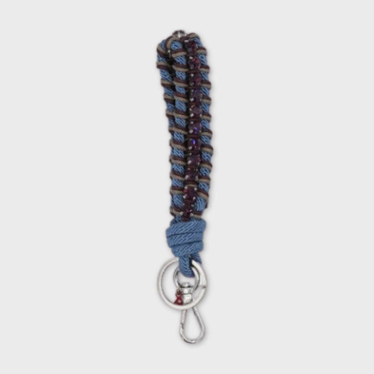 RHINESTONES Key Ring - Delft Blue