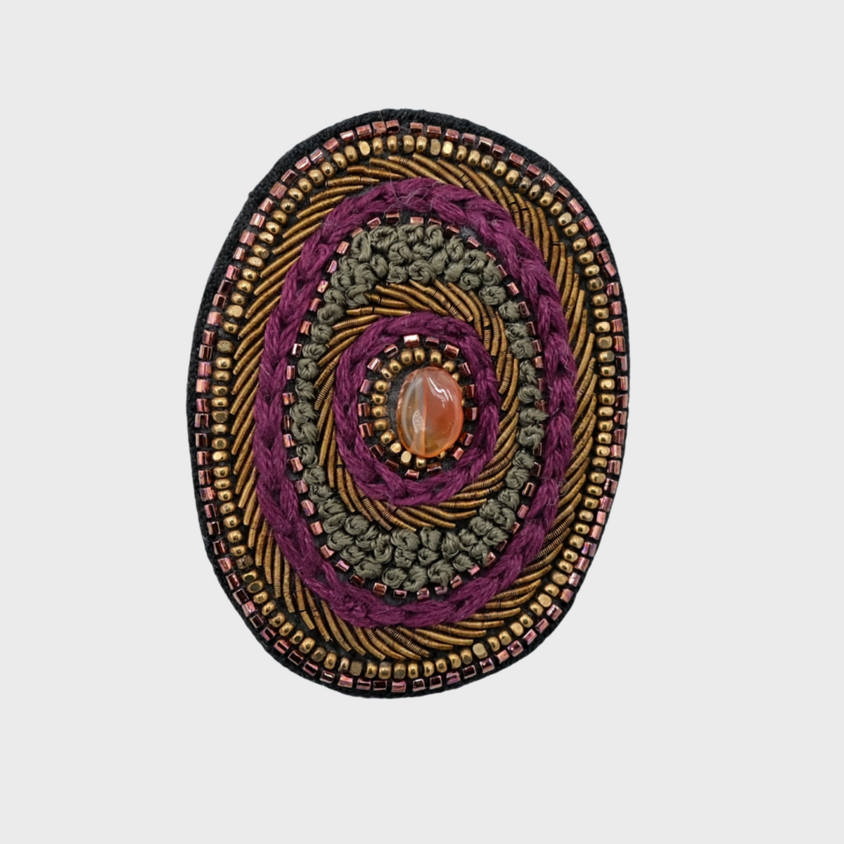 ATEKA Oval Brooch