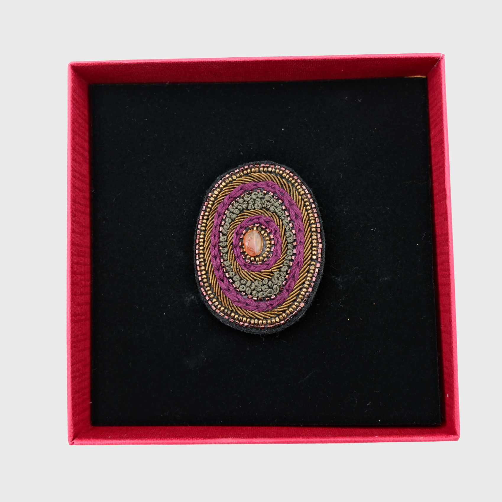 ATEKA Oval Brooch