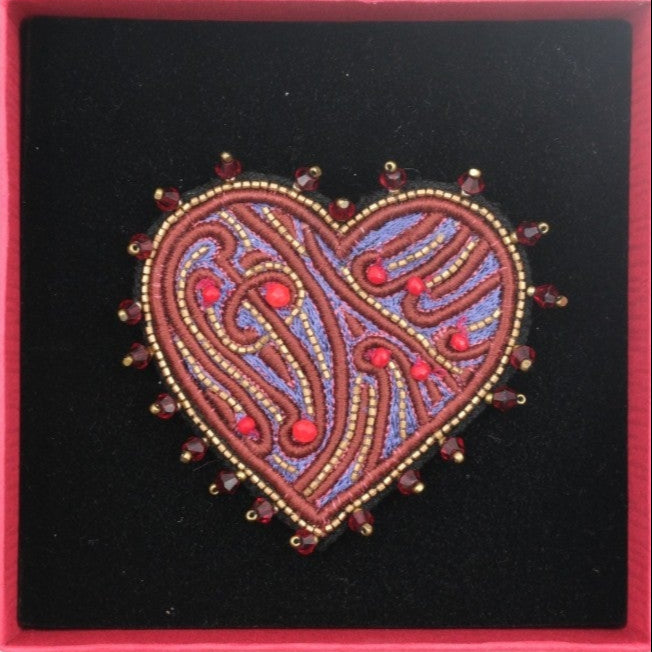 HEART BROOCH