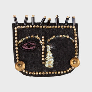 FACE Brooch