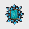 TIARA SQUARE Brooch
