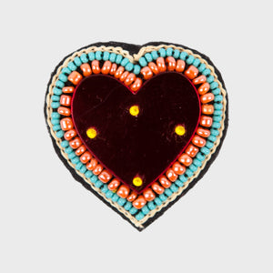 HEART MIRROR Brooch