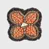 CLOVER Brooch Coral