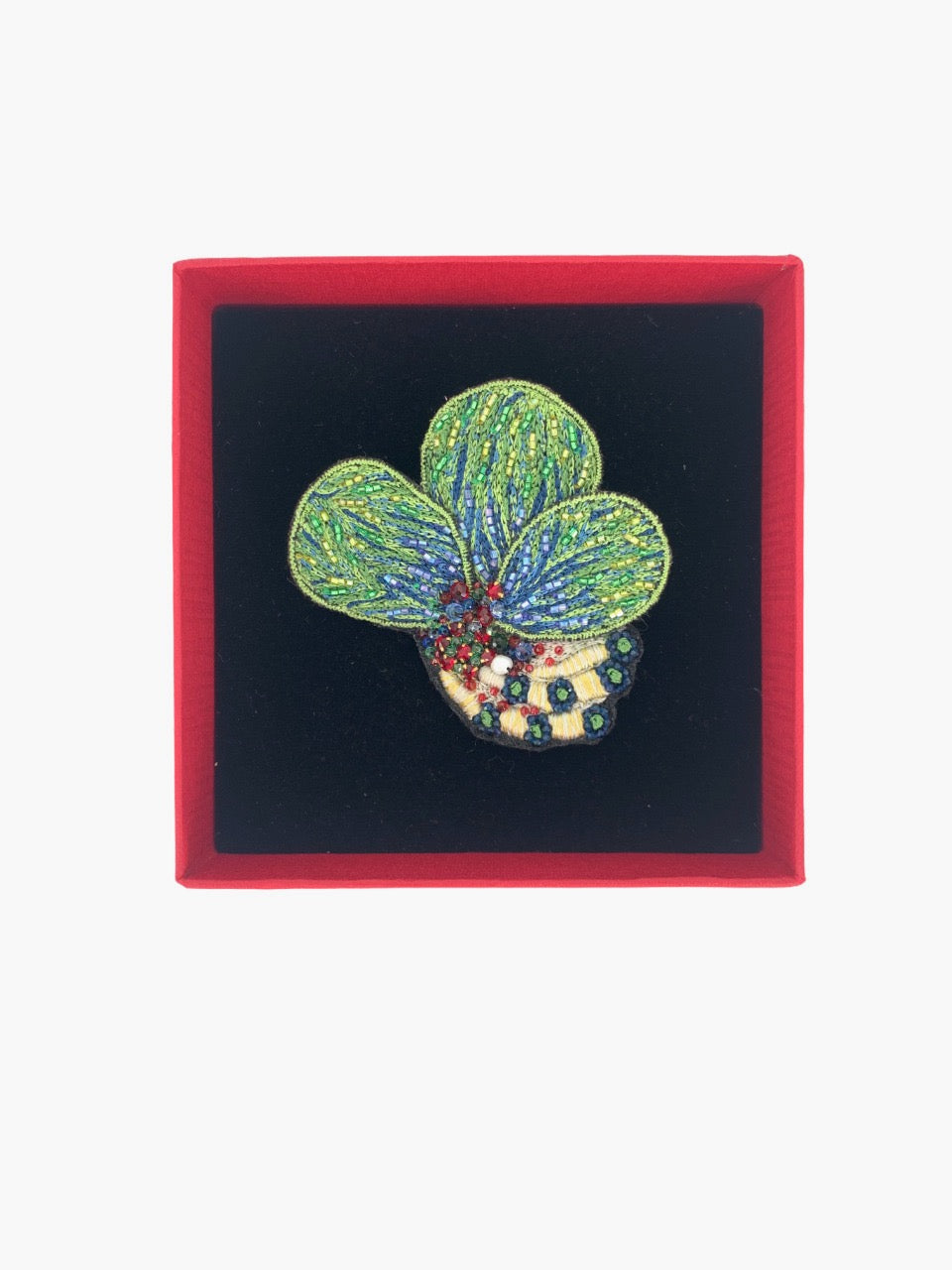 CORAL LEAVES Brooch