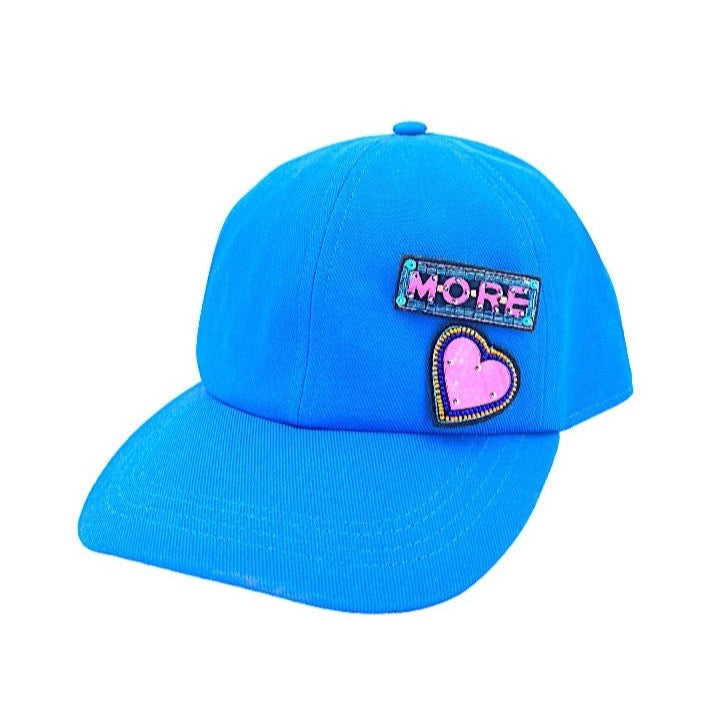 BASEBALL CAP W/MORE AND HEART