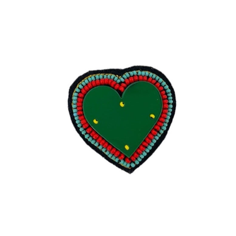 HEART MIRROR Brooch