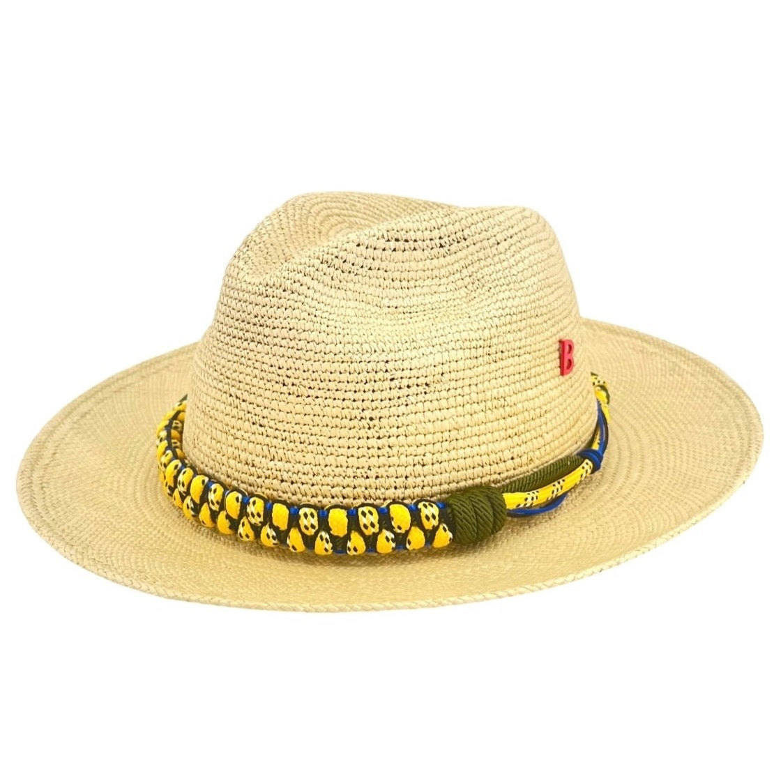 TUILERIES - straw w/Macramé hatband