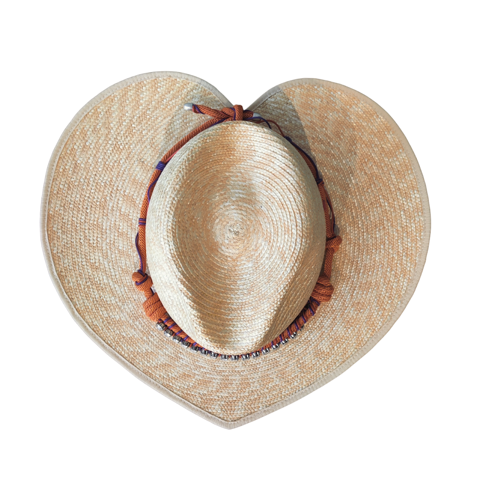 LOVE - straw w/hatband