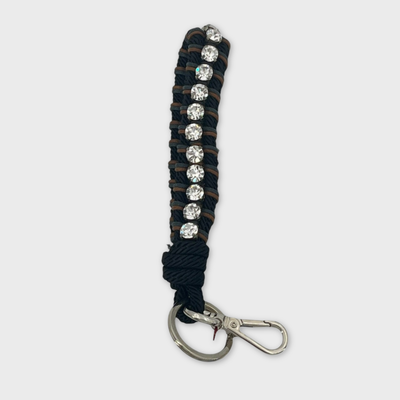 RHINESTONES Key Ring - Midnight