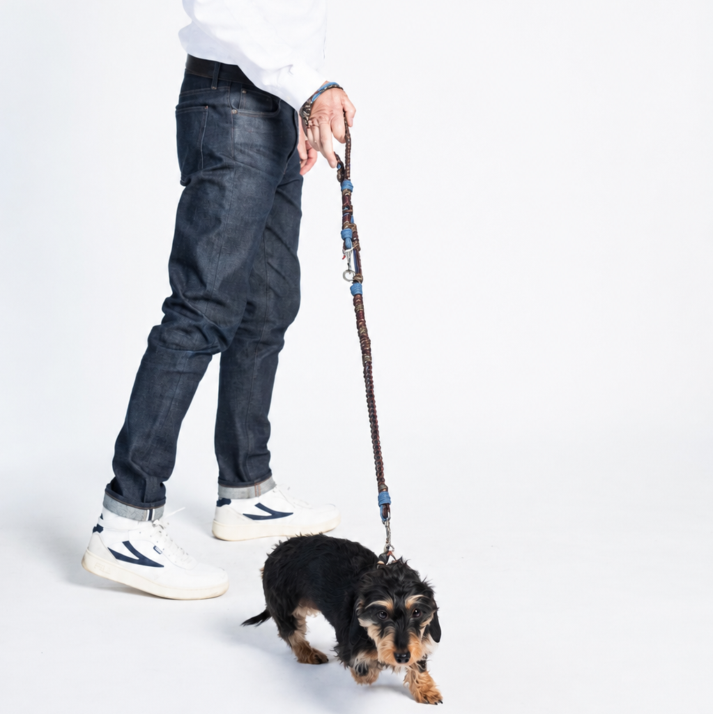 TARZAN Dog Leash - Delft Blue