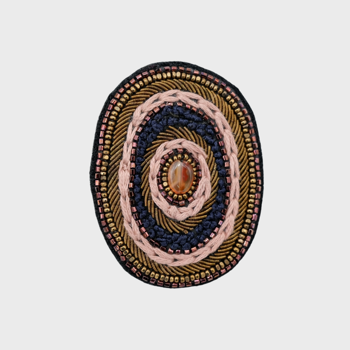 ATEKA Oval Brooch