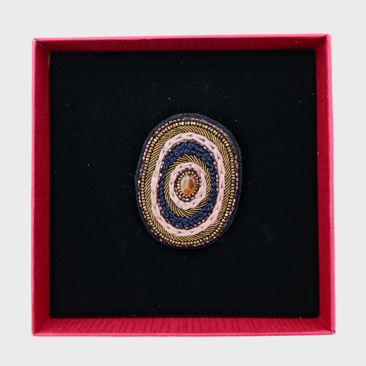 ATEKA Oval Brooch