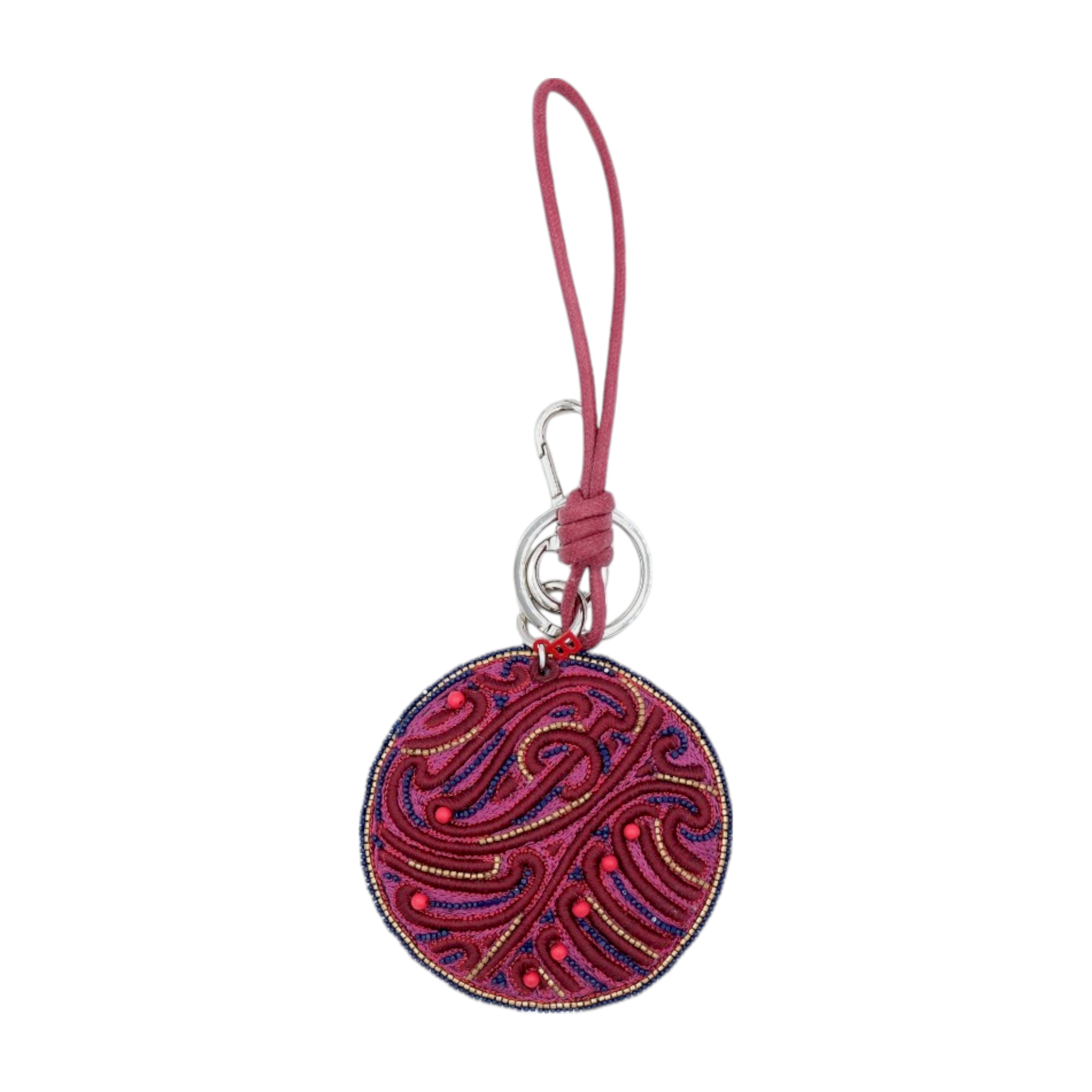 ROUND NZ BAG CHARM
