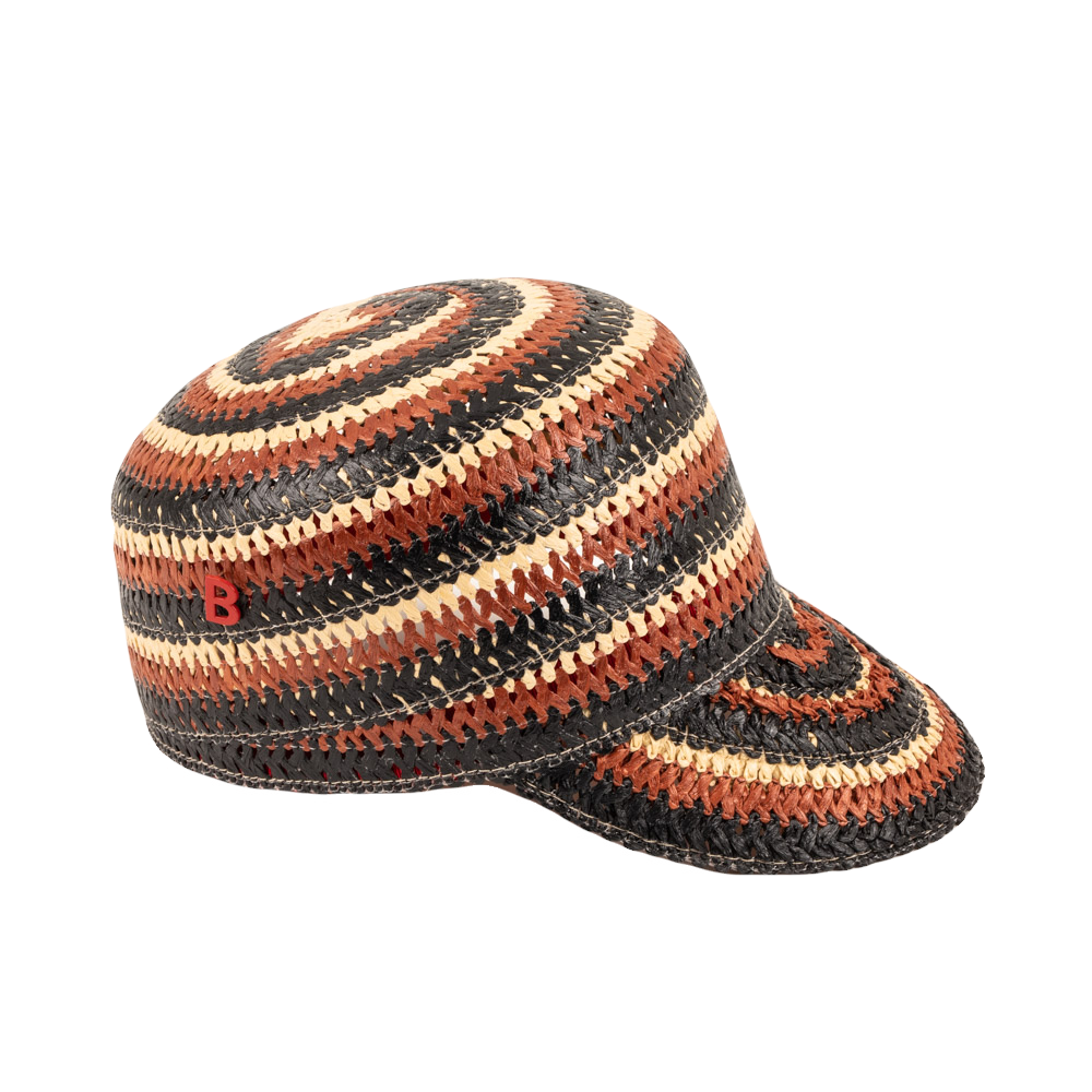 GRACE CAP Viscose Browns and  Black