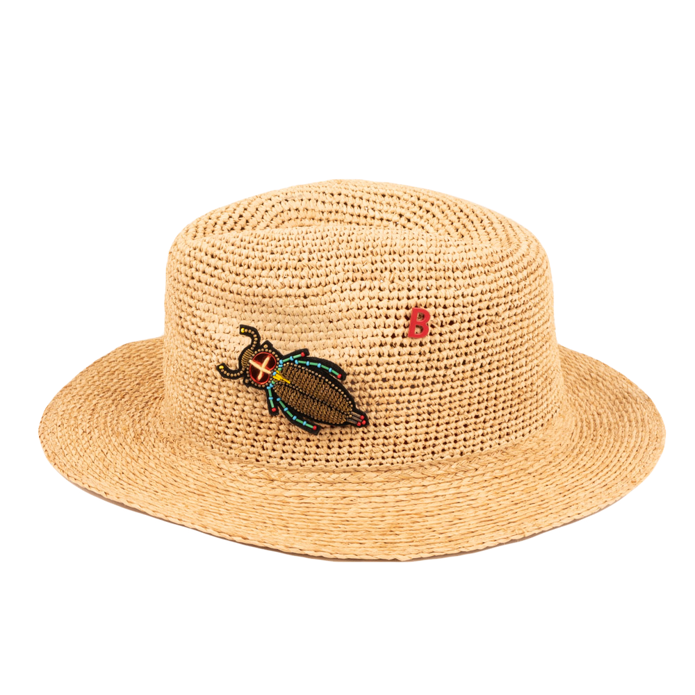 FEDORA Raffia bi-weave