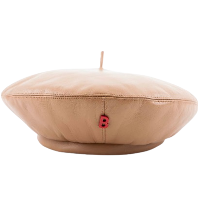 BERET Leather Beige