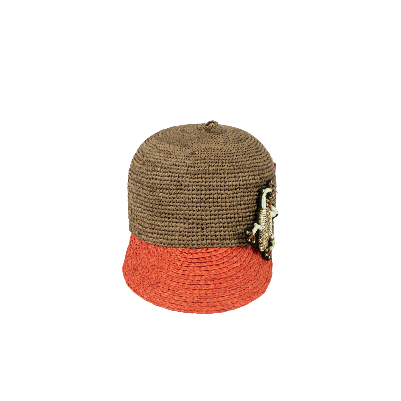 GRACE CAP - Raffia - bi weave w/DENDROBATE