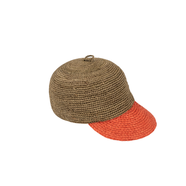 GRACE CAP Raffia - bi weave